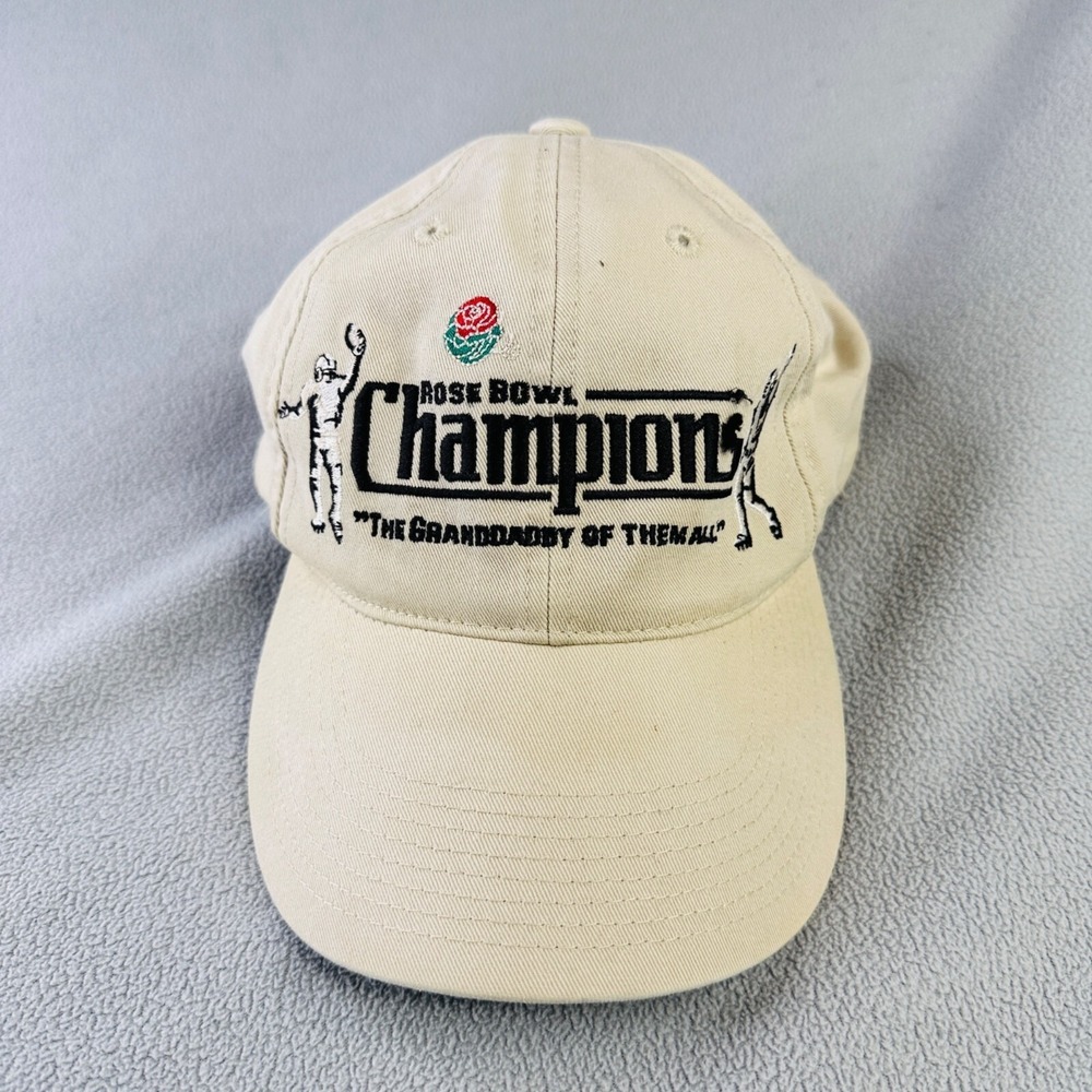 Vintage Nike Hat Rose‎ Bowl Champion Hat Grandaddy of Them All Embroidered